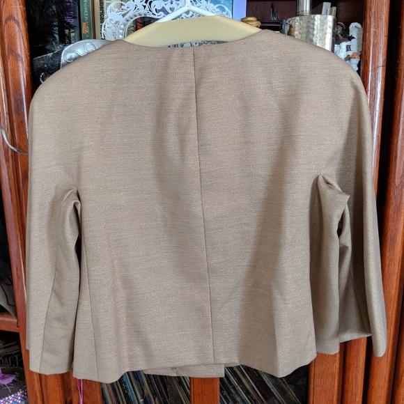 ALBERT NIPON GOLD BEADED PANTS SUIT - Picture 4 of 7